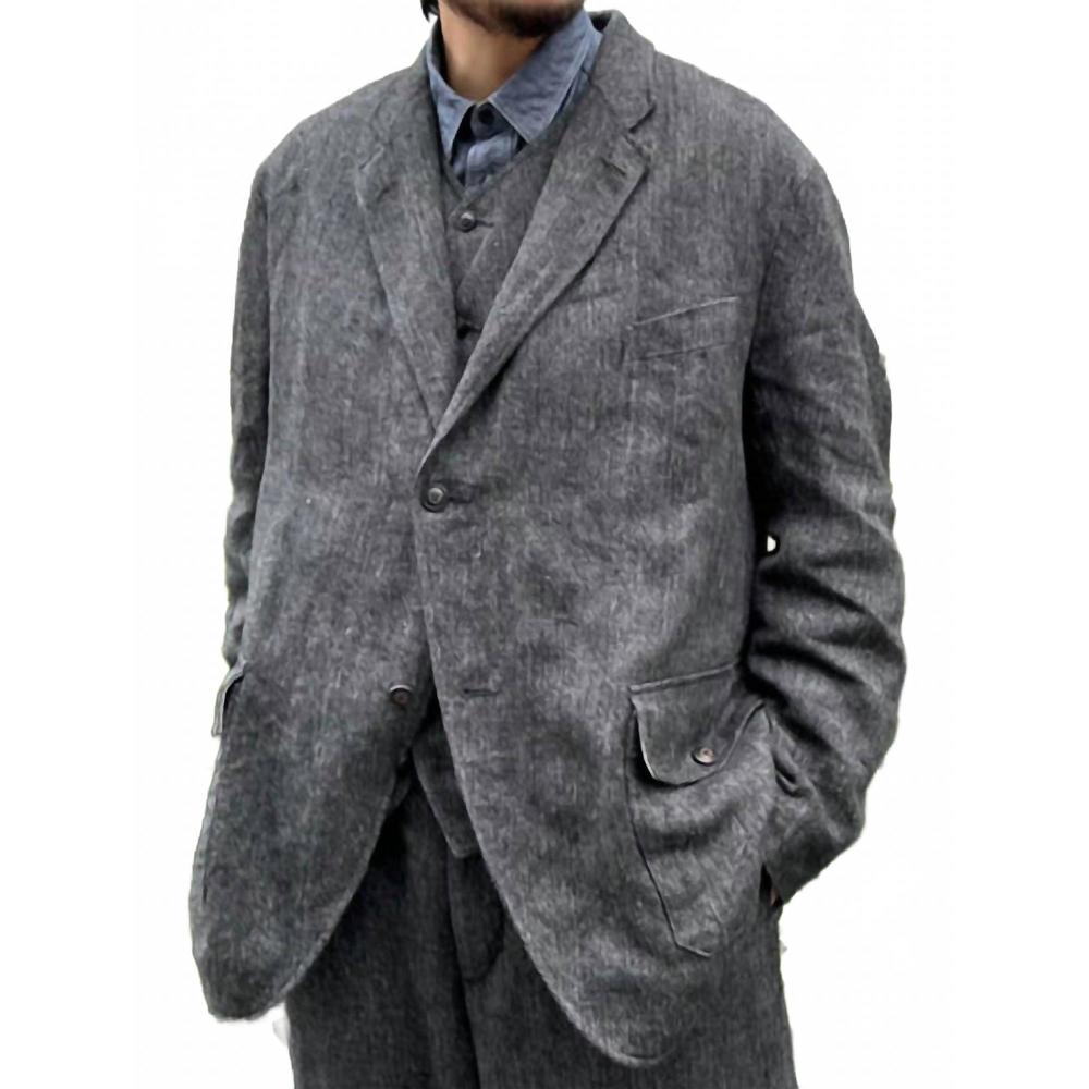 NEW NIGEL CABOURN men's cobbler jacket in charcoal